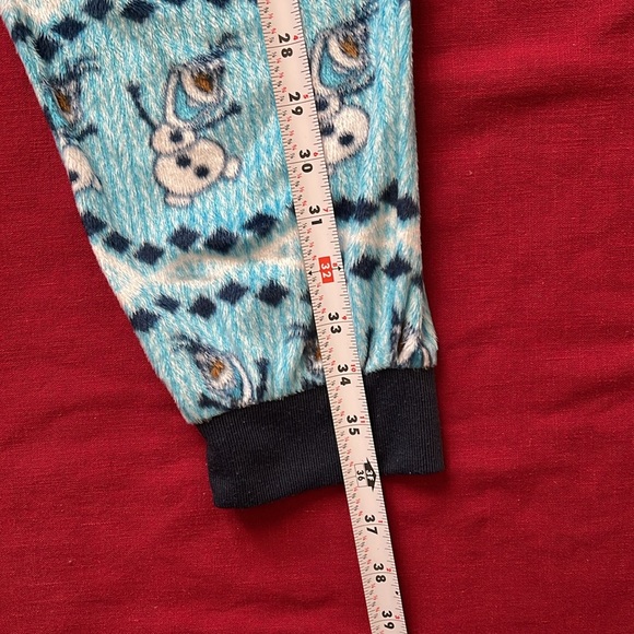 Disney Sz S (4-6) Frozen Olaf Jogger Sleep Pants - Picture 11 of 14